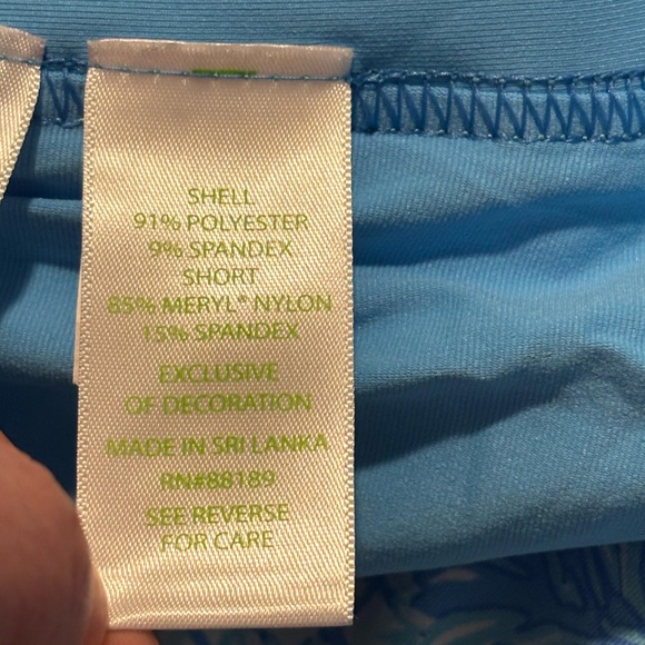 Lilly Pulitzer Luxletic | Daphne Skort UPF 50+ Toile Me About It Sz 4 - Picture 7 of 10